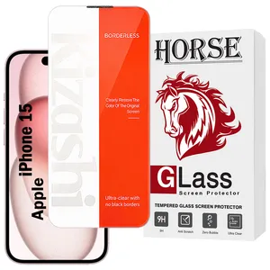 Horse KIZNOSTH Screen Protector For Apple iPhone 15