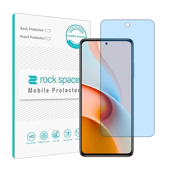 محافظ صفحه نمایش آنتی بلو راک اسپیس مدل HyBLU مناسب برای گوشی موبایل شیائومی Redmi Note 9 Pro 5G