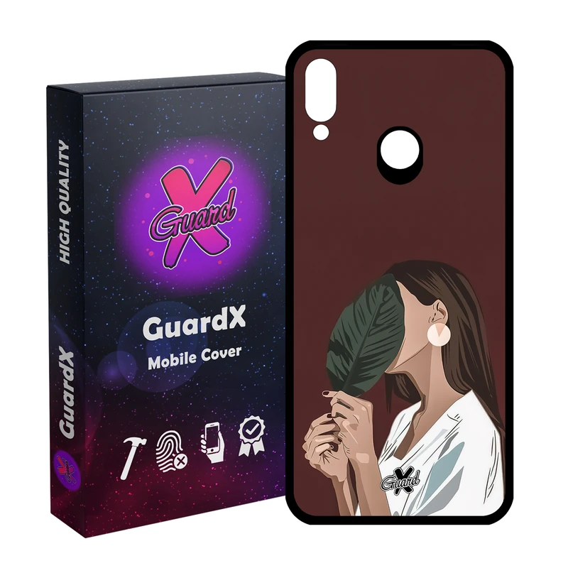 کاور گارد ایکس طرح دختر مدل Glass10476 مناسب برای گوشی موبایل هوآوی Y9 2019