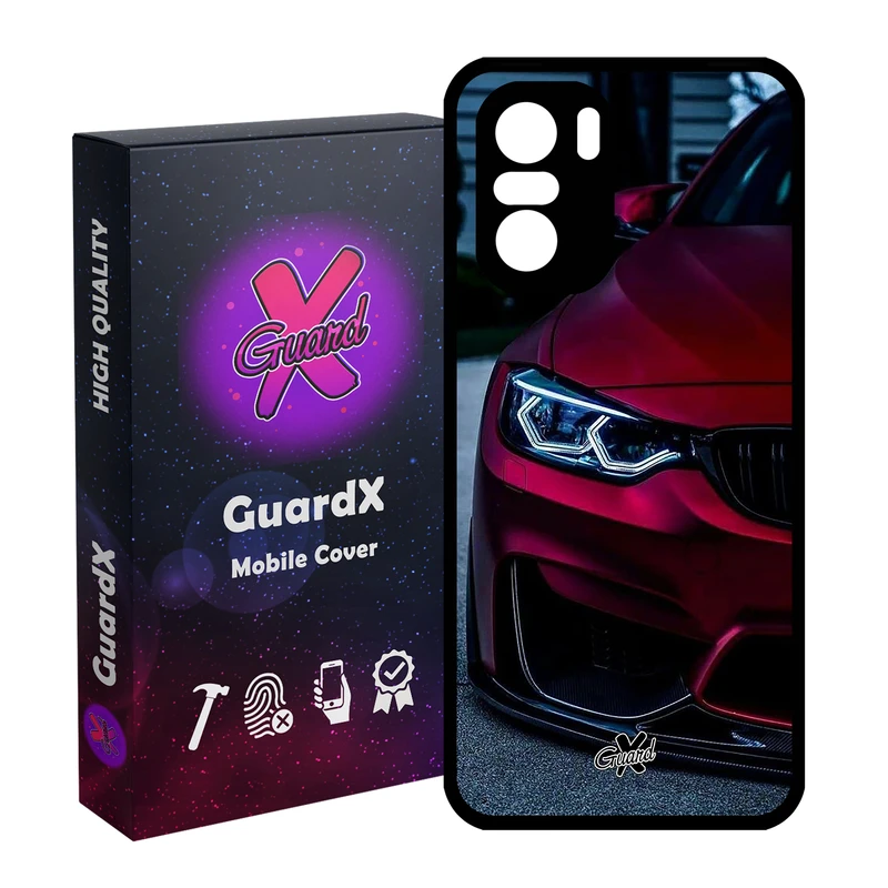 کاور گارد ایکس طرح BMW مدل Glass10298 مناسب برای گوشی موبایل شیائومی Poco F3/MI 11X/MI 11X Pro/Redmi K40/K40 Pro