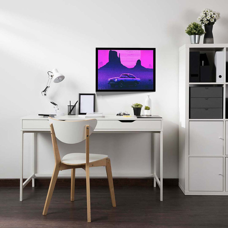 تابلو مدل retro car کد F-15022