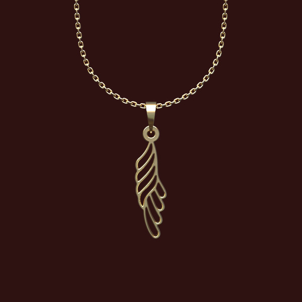 گردنبند طلا 18 عیار زنانه مدوپد مدل هندسی کد X2-1-1109