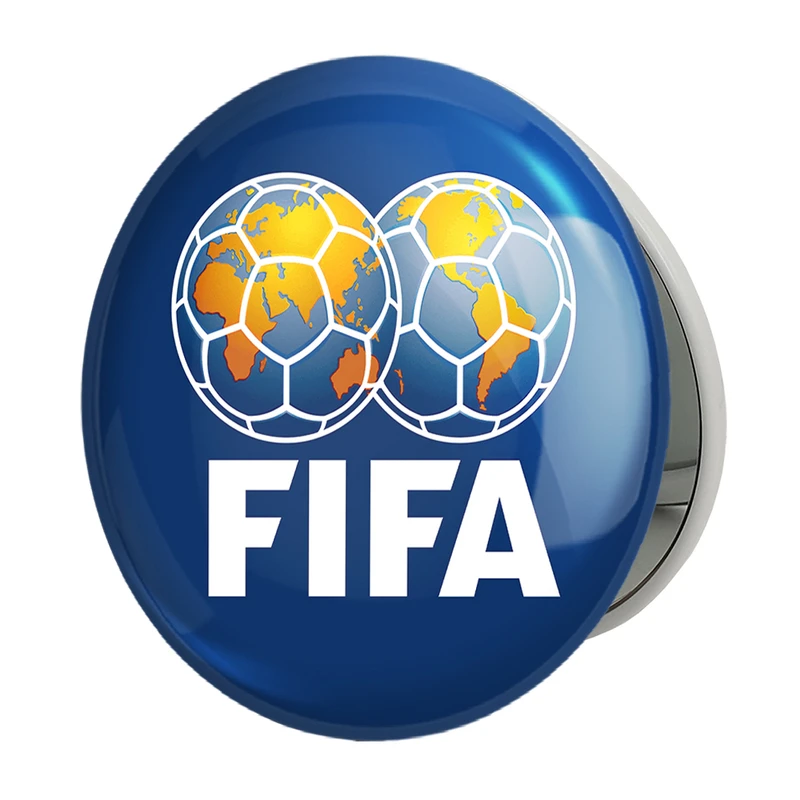 آینه جیبی خندالو طرح جام جهانی مدل تاشو کد 20735 