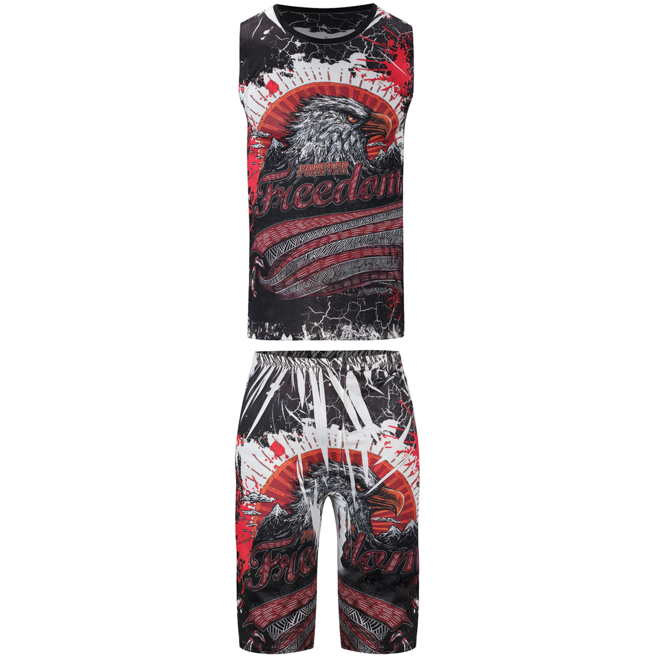 ست تاپ و شلوارک مردانه کد T-O-12