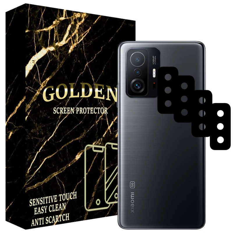 محافظ لنز دوربین گلدن مدل GL-04 مناسب برای گوشی موبایل شیائومی Mi 11T 5G بسته چهار عددی