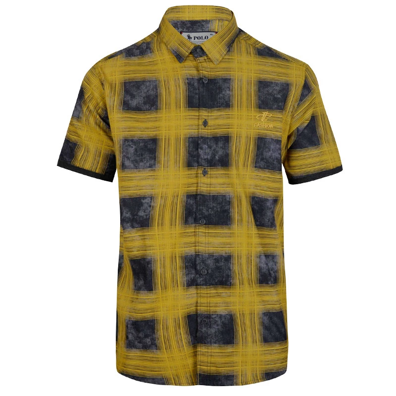 پیراهن آستین کوتاه مردانه مدل 329000810 چهارخانه