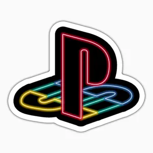 استیکر لپ تاپ و موبایل بووم طرح Play Station مدل Logo کد ZX061