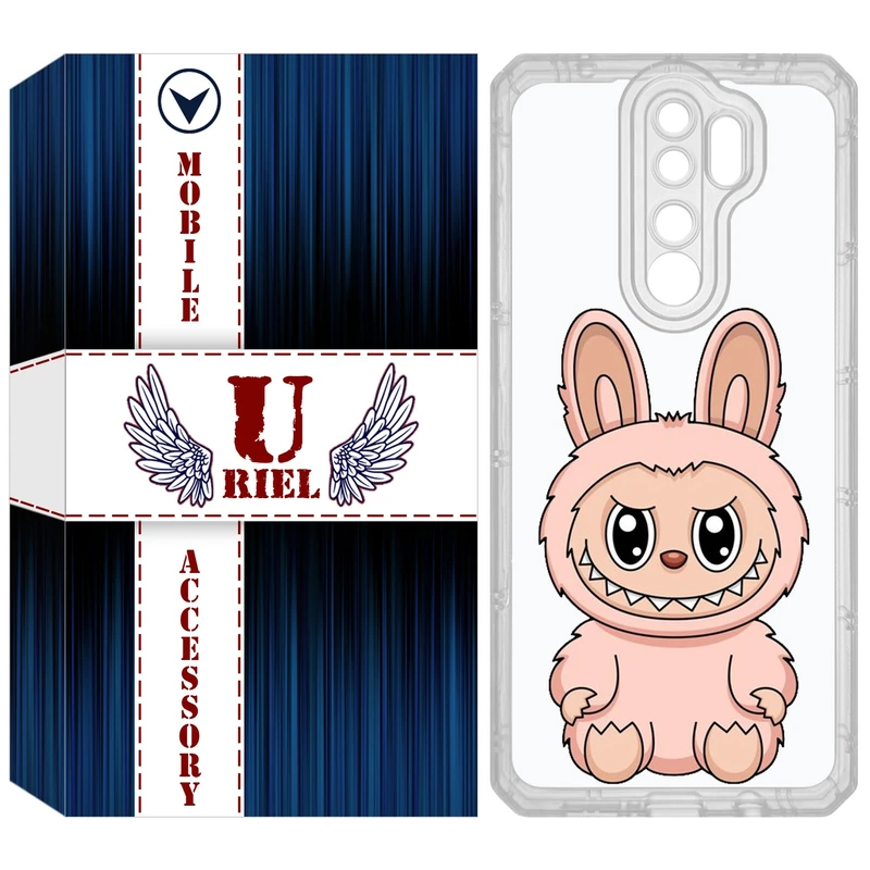 کاور یوریل مدل Clear کد 138 طرح لبوبو Labubu مناسب برای گوشی موبایل شیائومی Redmi Note 8 Pro