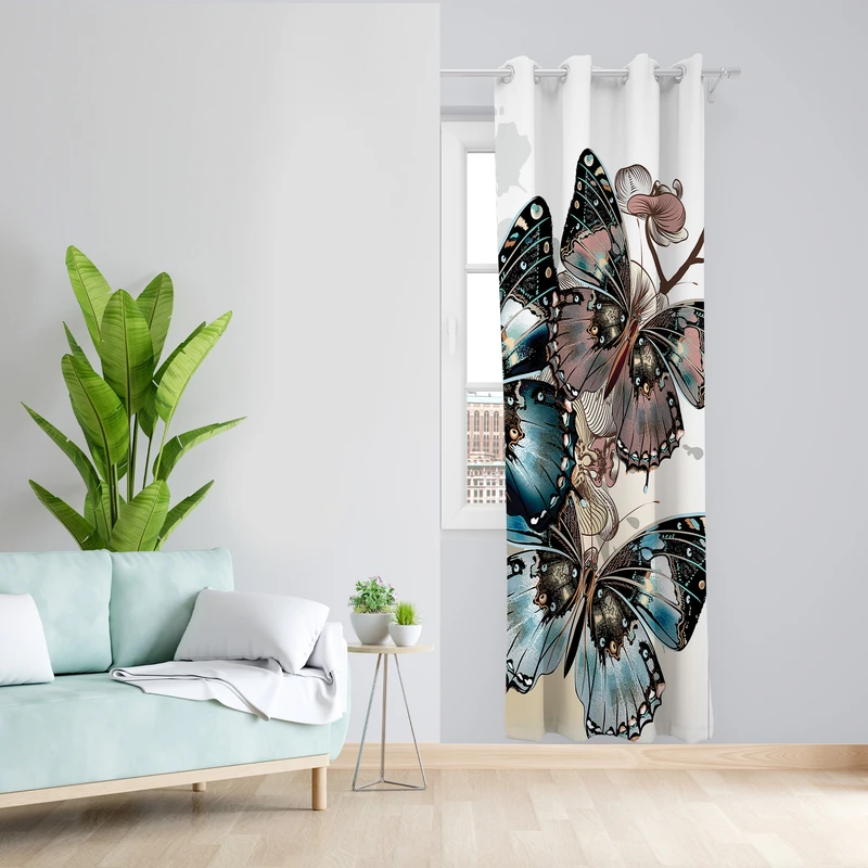  پرده مدل مخمل پانچی کد 2185 z سایز 140x200 سانتی متر