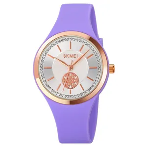 ساعت مچی عقربه ای زنانه اسکمی مدل بند پیو کد sk02