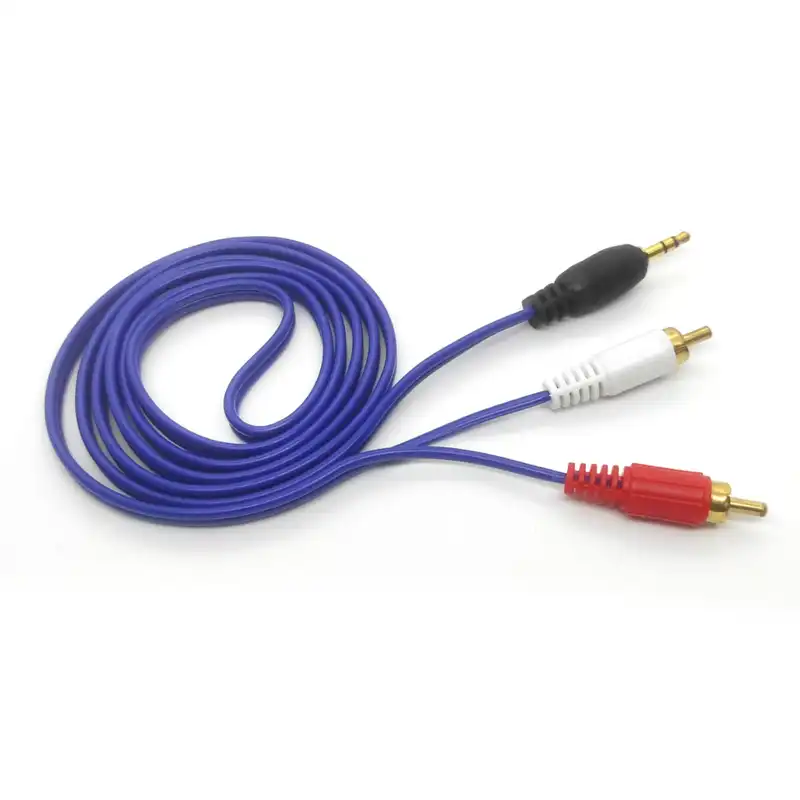 کابل تبدیل جک 3.5 میلی متری به دو RCA مدل AUX-402 طول 1.5 متر