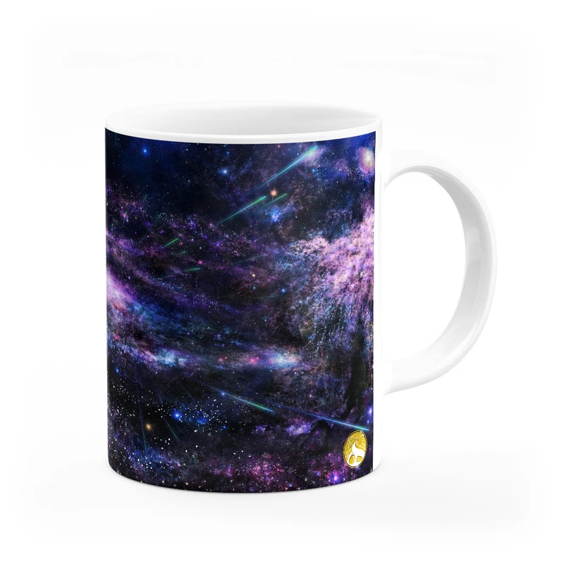 ماگ هومرو طرح گلکسی کهکشان مدل MG8692