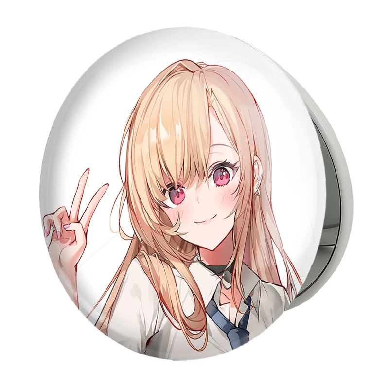 آینه جیبی خندالو طرح کیتاگاوا انیمه مای درس آپ دارلینگ مدل تاشو کد 23852 