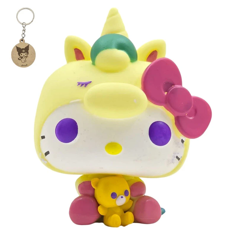فیگور ناب سل مدل فانکو پاپ هلوکیتی کد Hello Kitty58 NAAB004 ارتفاع 9 سانتی متر به همراه جاسوییچی 