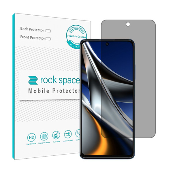محافظ صفحه نمایش حریم شخصی راک اسپیس مدل HyPRV مناسب برای گوشی موبایل شیائومی Poco X4 Pro 5G