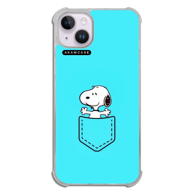 کاور آکام مدل AMCWTA14PLUS-SNOOPY13 مناسب برای گوشی موبایل اپل iPhone 14 Plus