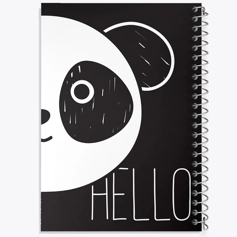 دفتر مشق 100 برگ خندالو طرح پاندا کد N92