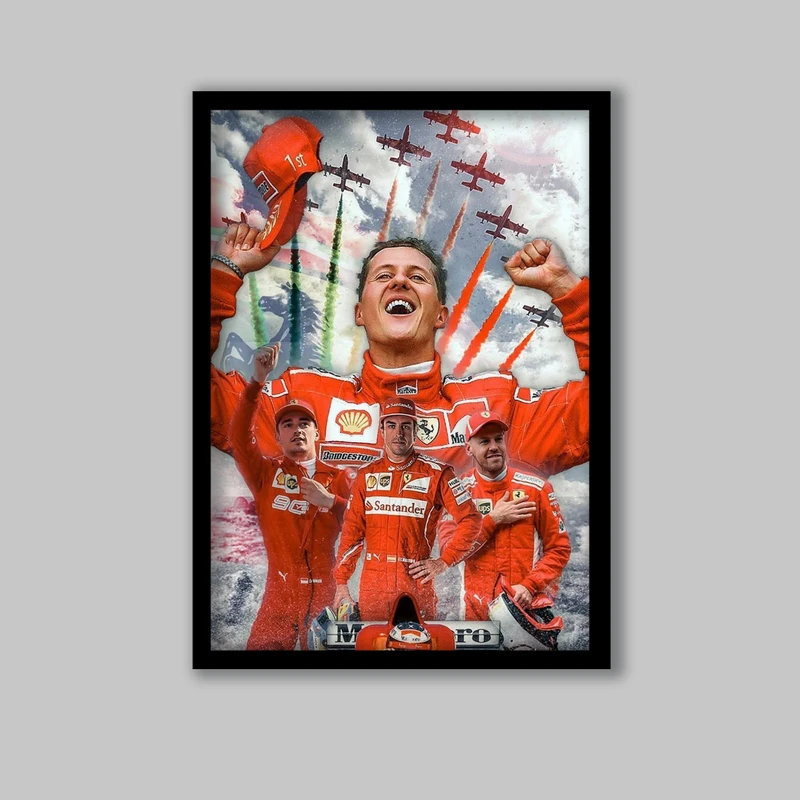 تابلو لیلیان طرح فرمول یک اسطوره های فراری کد LA-G11485-2