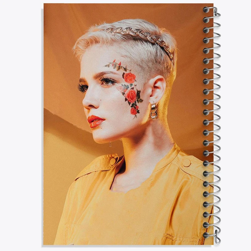 دفتر نت موسیقی 50 برگ خندالو مدل هالزی Halsey کد 19102