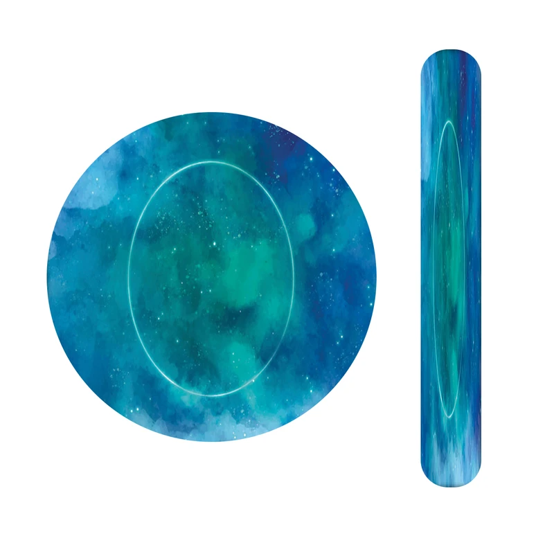 آینه آرایشی جیبی مدل رنگی کد453  به همراه سوهان ناخن 