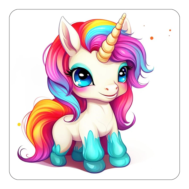 مگنت کاکتی طرح اسب تک شاخ و یونیکورن مدل mp31190