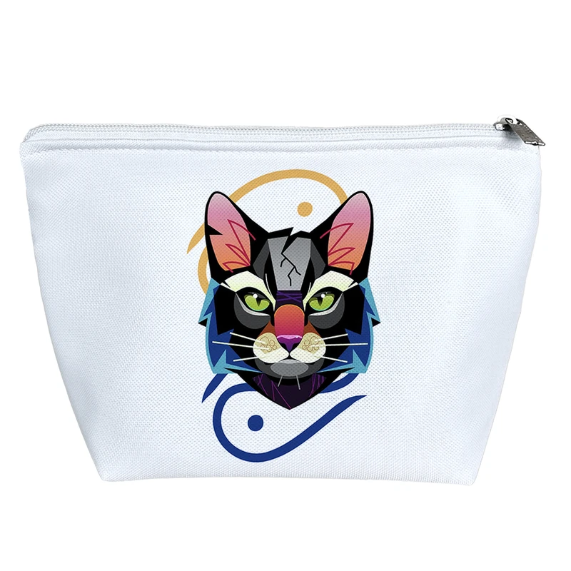 کیف لوازم آرایش دخترانه خندالو مدل گربه کد 2498