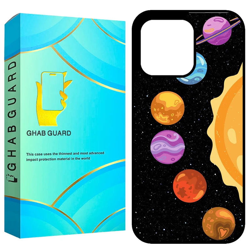  کاور قاب گارد طرح سیاره مدل GCHP13P مناسب برای گوشی موبایل اپل iPhone 13 Pro