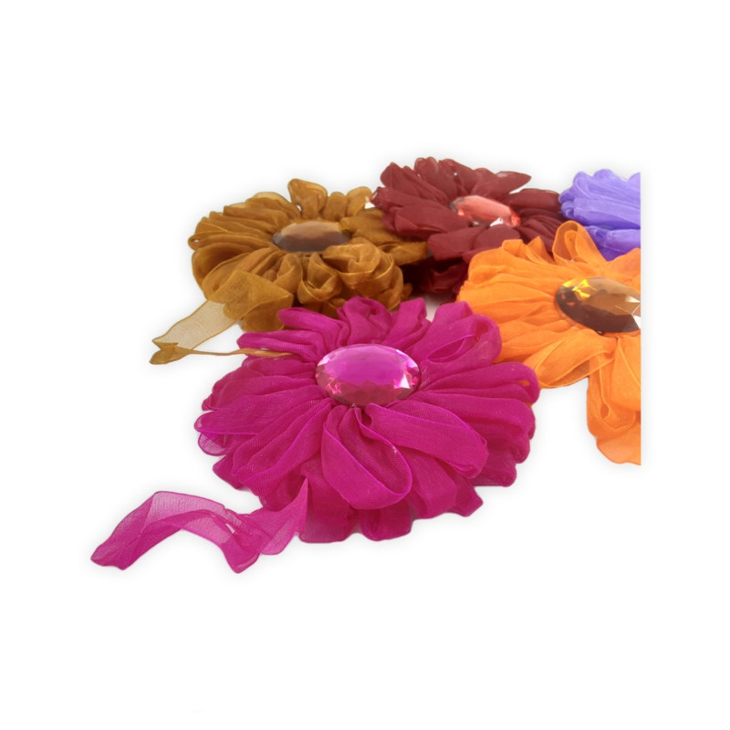 پرده جمع کن مدل دسته گل مجموعه 6 عددی