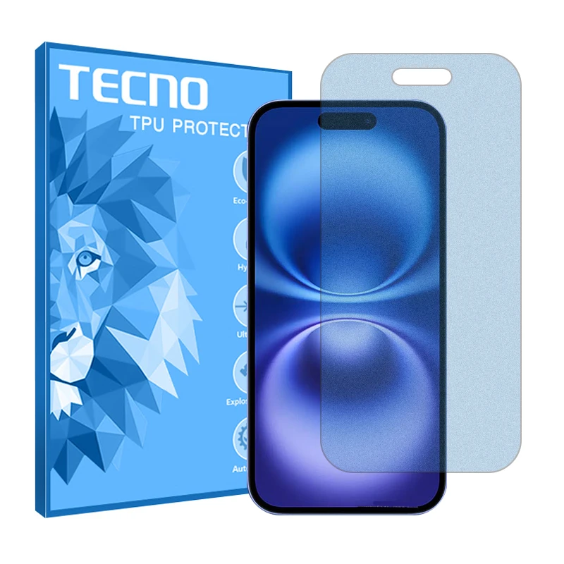 محافظ صفحه نمایش مات ضد اشعه آبی تکنو مدل Resistant مناسب برای گوشی موبایل اپل iPhone 16 Plus