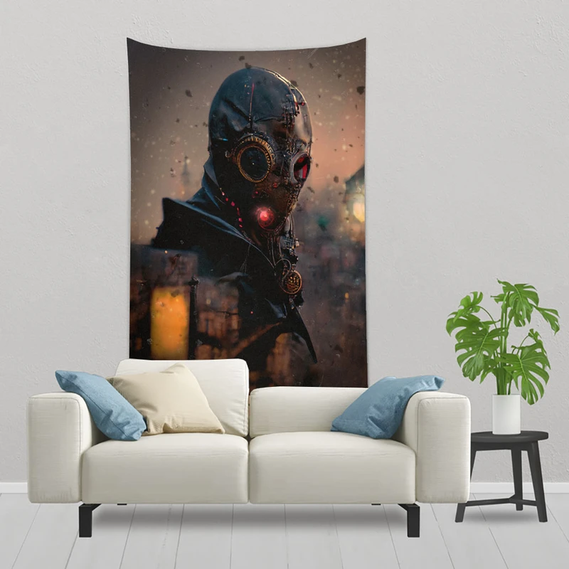 پوستر پارچه ای پرینتینگ لند طرح Midjourney کد M26