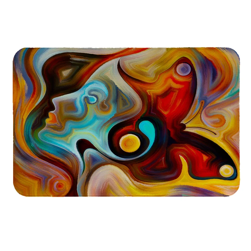  پادری طرح چهره کد 5160 سایز 80 × 50 سانتی‌متر