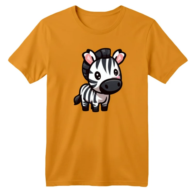 تی شرت آستین کوتاه بچگانه مدل گورخر کد 02 