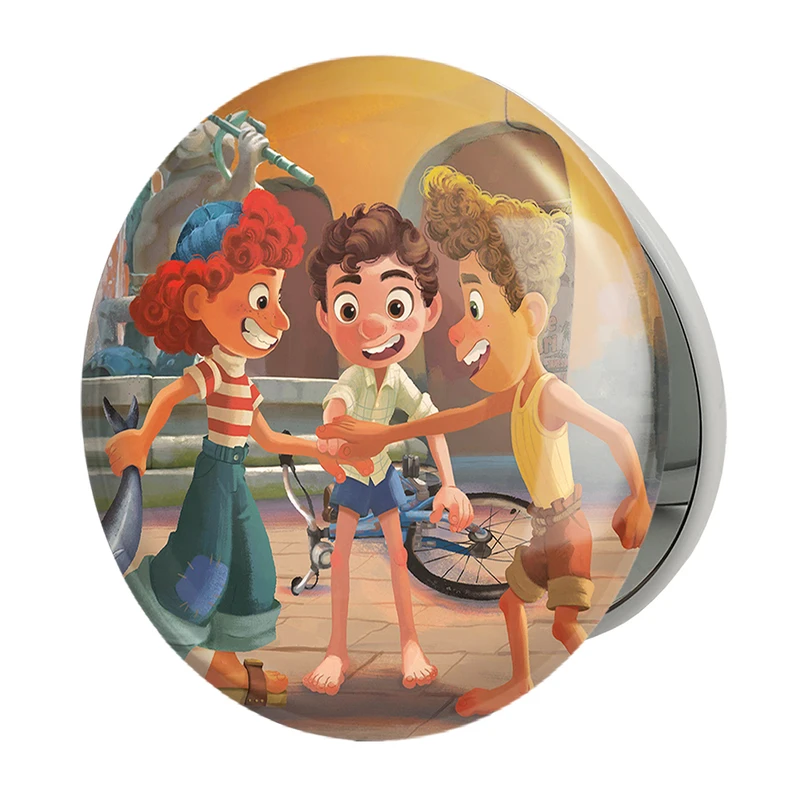 آینه جیبی خندالو طرح انیمیشن لوکا Luca مدل تاشو کد 4536 