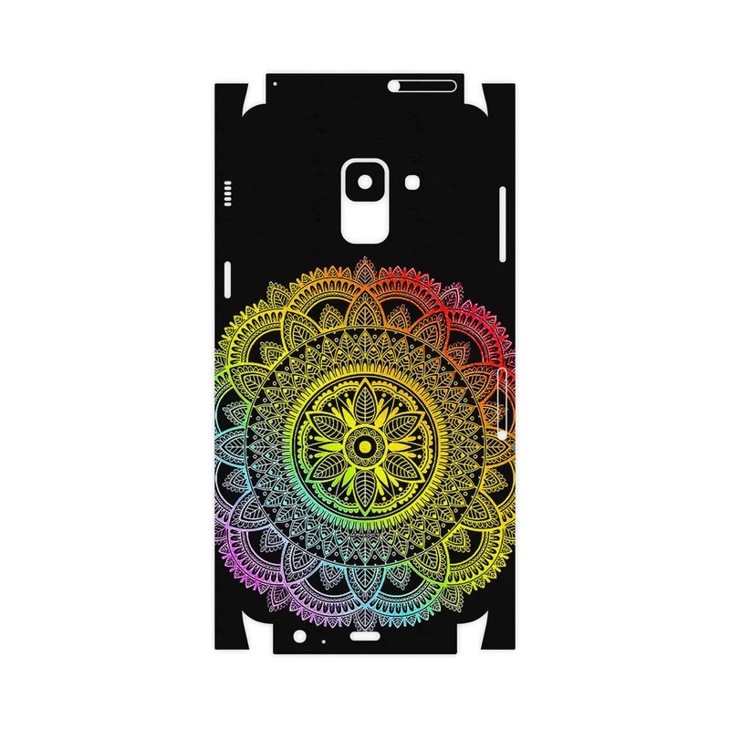 برچسب پوششی ماهوت مدل Mandala Design 4-FullSkin مناسب برای گوشی موبایل سامسونگ Galaxy A8 2018
