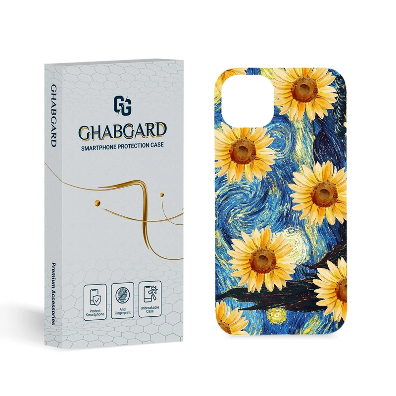 کاور قاب گارد مدل گل مناسب برای گوشی موبایل اپل iPhone 14 Plus