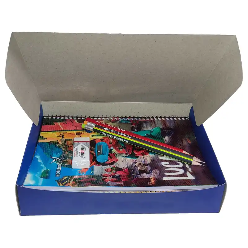 بسته لوازم التحریر الواستاد مدل میرال 5 پسرانه مجموعه 10 عددی