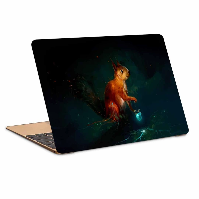 استیکر لپ تاپ طرح squirrel art christmas toy کد N-612 مناسب برای لپ تاپ 15.6 اینچ