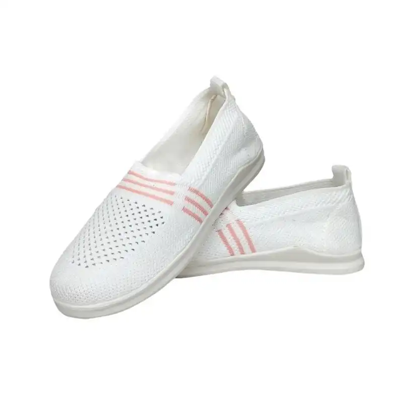 کفش پیاده روی زنانه مدل بافتی سه خط