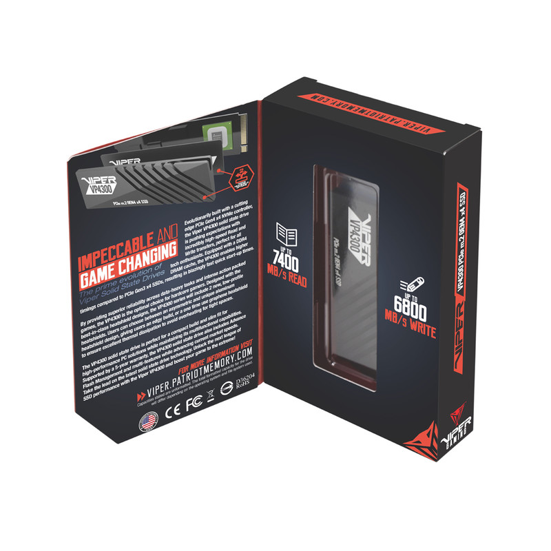 اس اس دی اینترنال وایپر مدل VP4300 ظرفیت 2 ترابایت