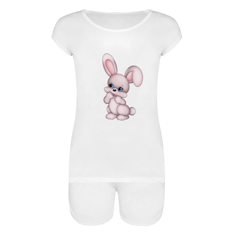 ست تی شرت و شلوارک زنانه مدل TSHSH01-20