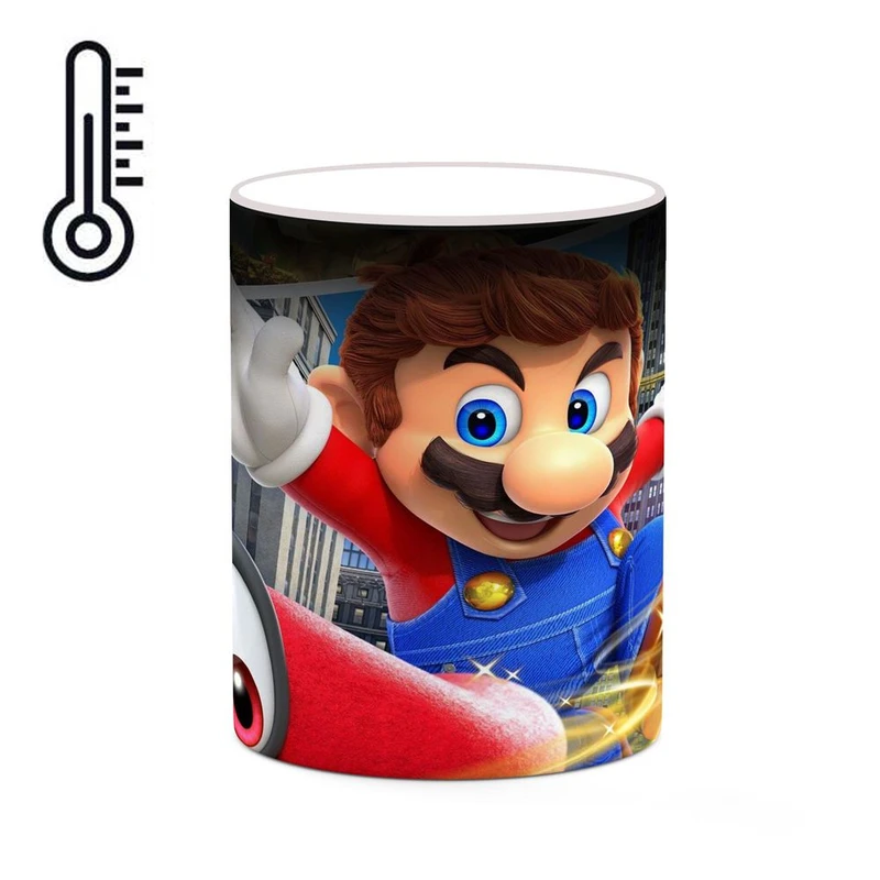ماگ حرارتی کاکتی مدل بازی سوپر ماریو Super Mario Odyssey کد mgh30602