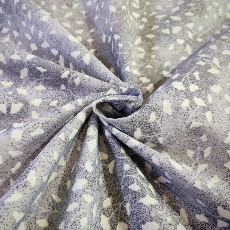 پارچه ملحفه عرض 2 متر مدل ریحان رنگ طوسی روشن