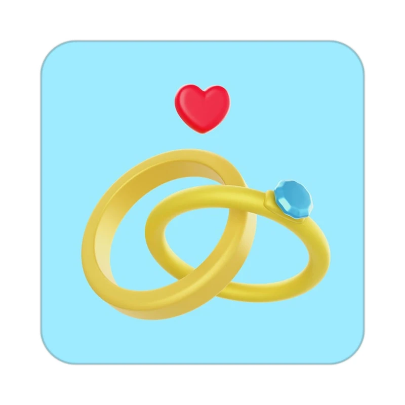 زیر لیوانی کاکتی طرح عاشقانه مدل mp36336