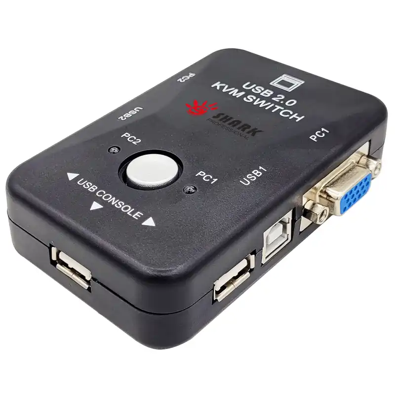 سوئیچ 2 پورت KVM شارک مدل USB-2PORT