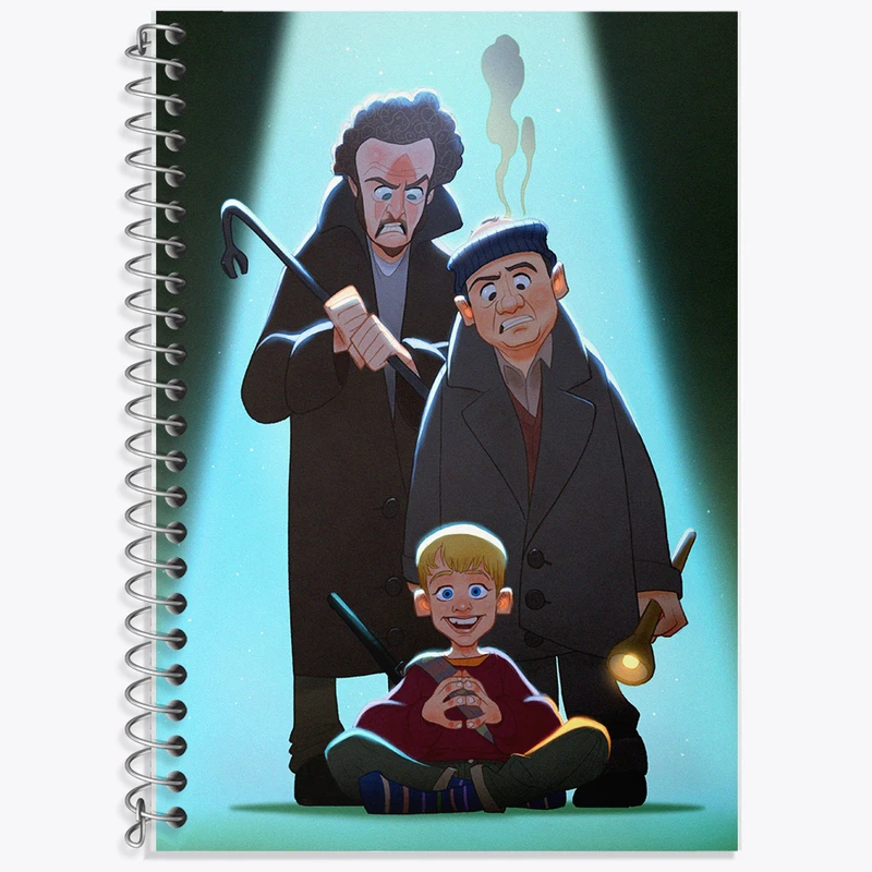 دفتر لغت 50 برگ خندالو طرح تنها در خانه کد F7402