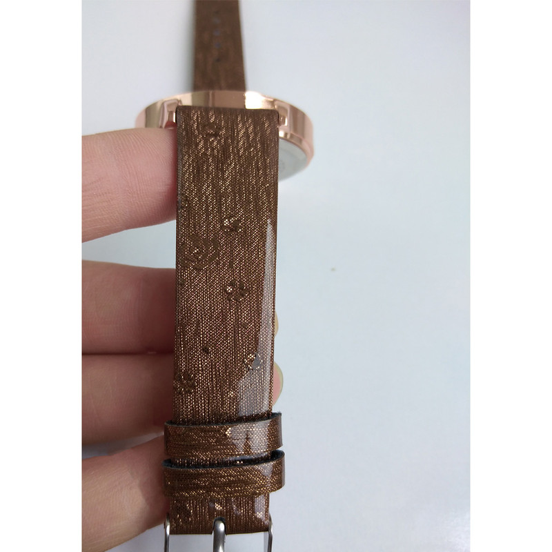 ساعت مچی عقربه ای دخترانه مدل دورشنی کد 420