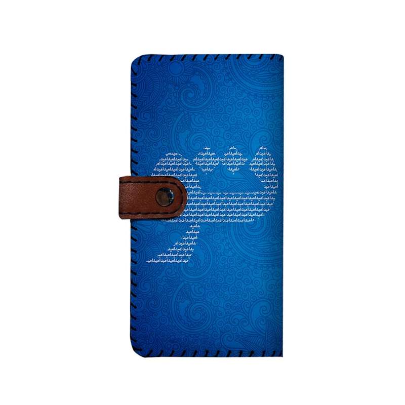 کیف پول چرمی ترمه طراحان ایده مدل هزار امید 1 بنددار کد net054