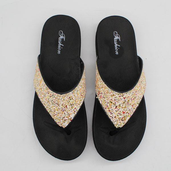 دمپایی لاانگشتی زنانه نیکتا مدل 022-15 شنی کد 1284-CR