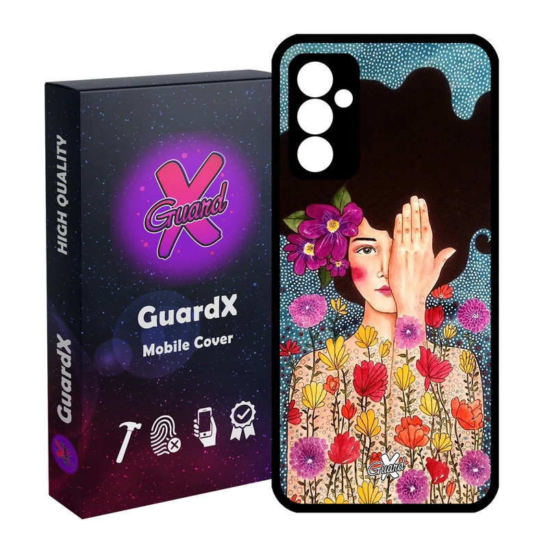 کاور گارد ایکس طرح دختر مدل Glass10144 مناسب برای گوشی موبایل سامسونگ Galaxy A54 / A54 5G