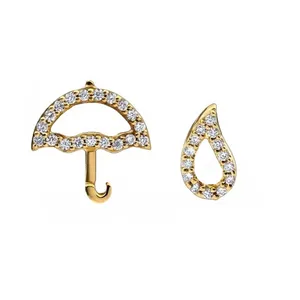 گوشواره طلا 18عیار  زنانه قیراط کد GH167